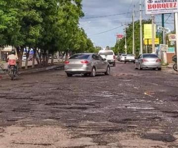 Navojoenses piden atención a bulevar Lázaro Cárdenas