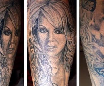 Lupillo convierte tatuaje de Belinda en tributo a Jenni Rivera