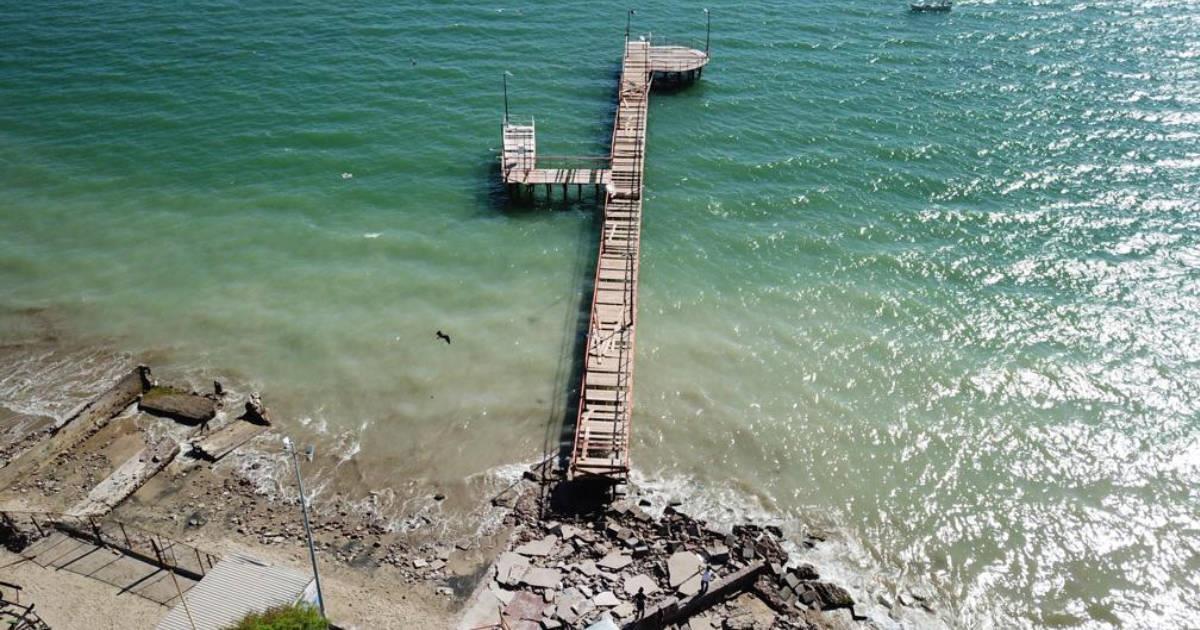 Rehabilitación del muelle de Bahía de Kino podría quedar lista en marzo