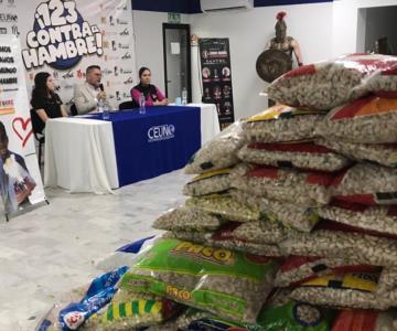 Ceuno entrega una tonelada de frijol al Banco de Alimentos de Hermosillo