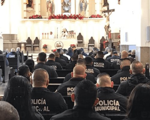 Celebran misa en Hermosillo por el Día del Policía