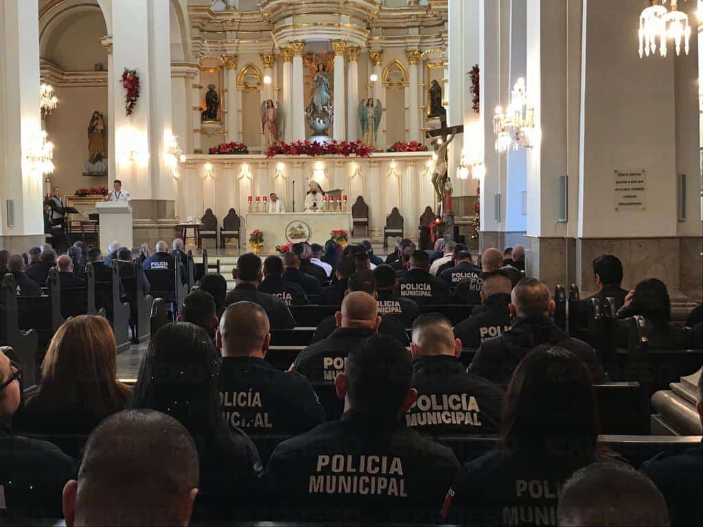 Celebran misa en Hermosillo por el Día del Policía