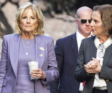 Jill Biden y Beatriz Gutiérrez dan discurso contra racismo y clasismo