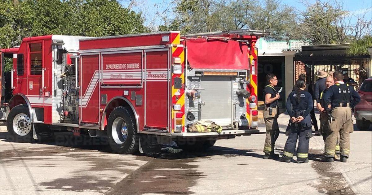 Incendio en vivienda de Hermosillo; evacuan casa y escuela