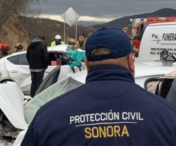 Hay un detenido por fatal accidente en carretera Nogales-Ímuris