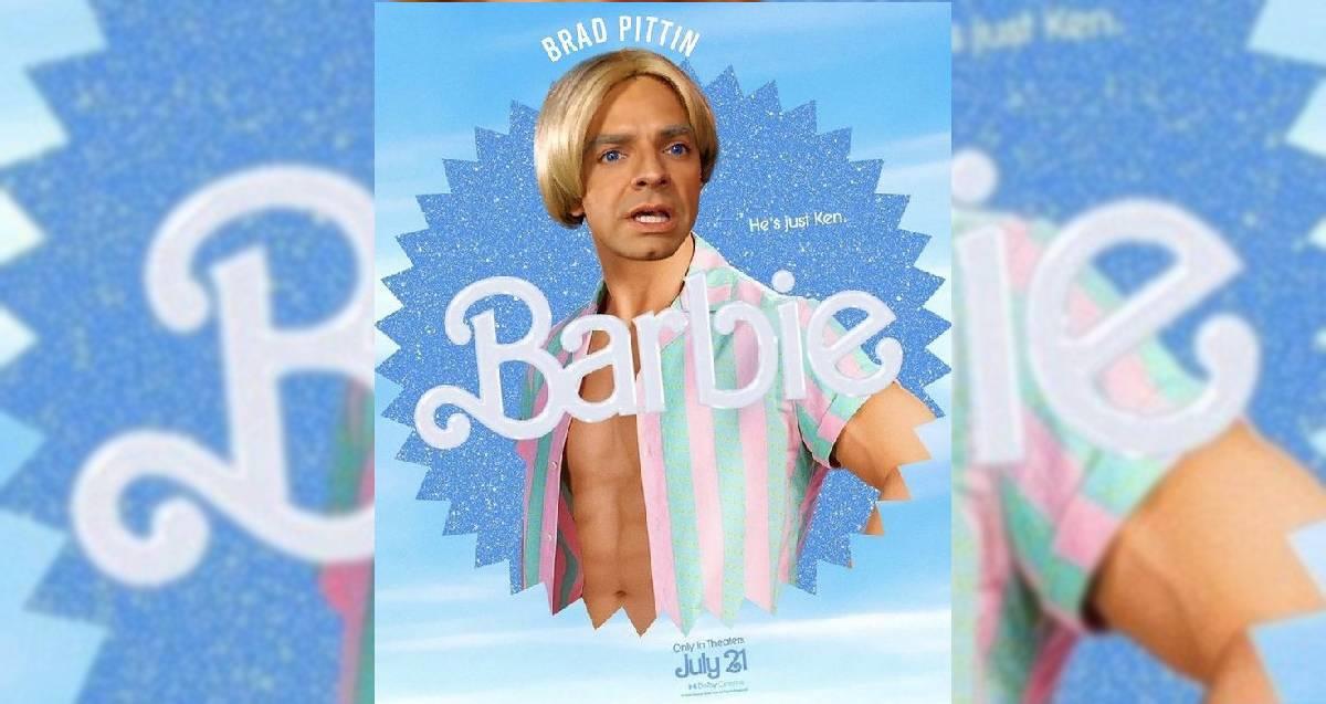 Eugenio Derbez se une al reto de crear su póster de Barbie