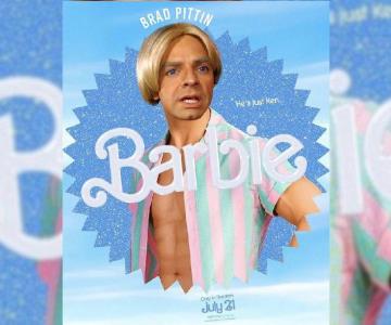 Eugenio Derbez se une al reto de crear su póster de Barbie