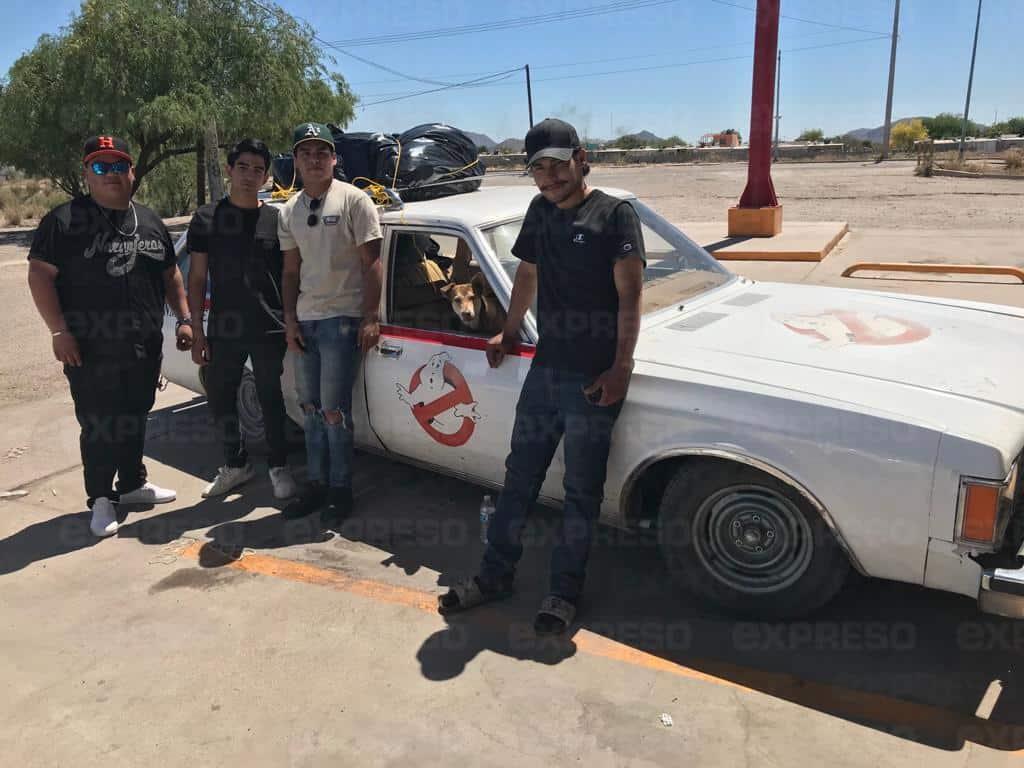 El Ecto-1 de los cazafantasmas se dirige a la Playa del Colorado