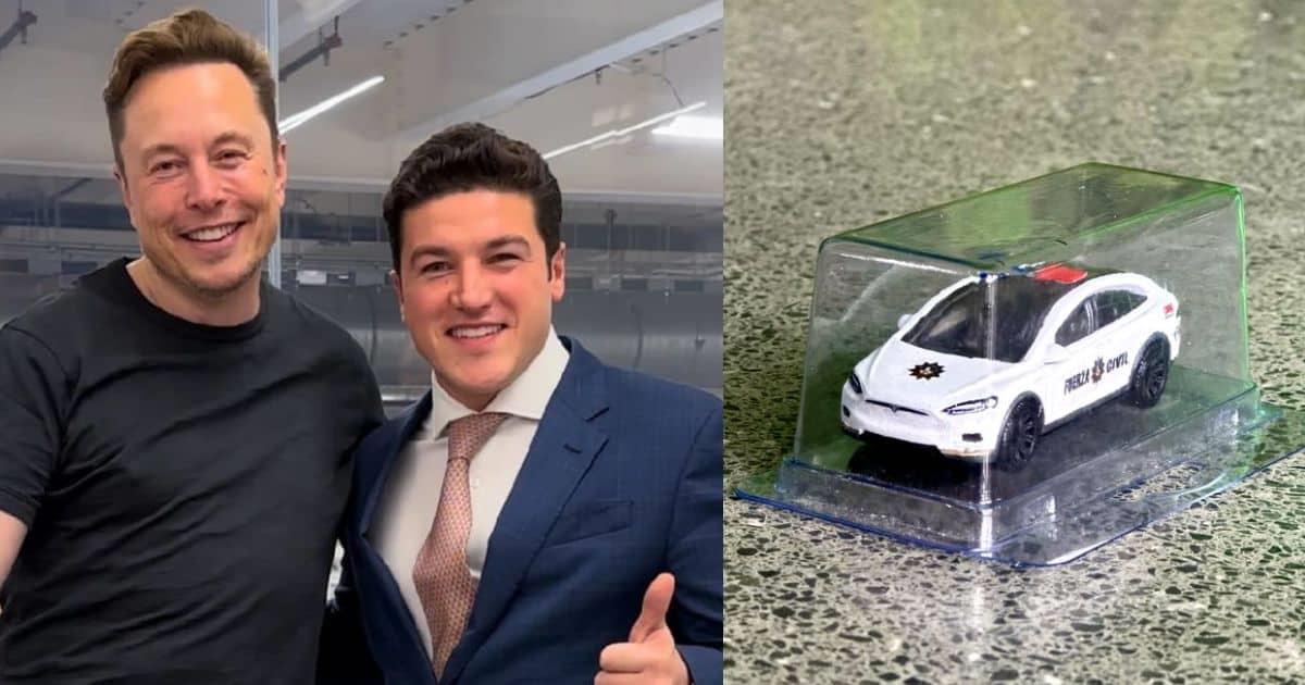 Samuel García reta a Elon Musk a convertir patrullas de NL en cybertrucks