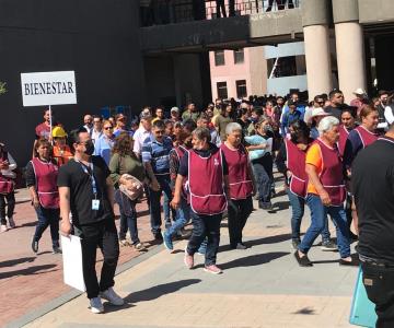 Logran desalojar en 6 minutos Centro de Gobierno en simulacro nacional