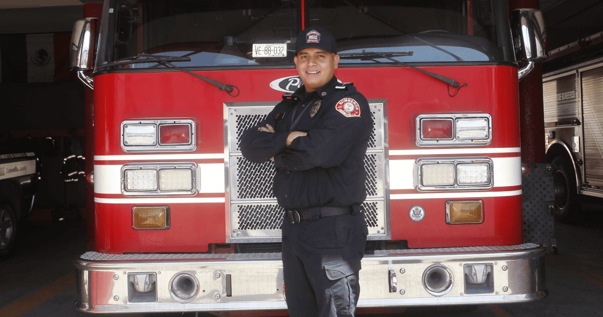 Ser bombero, una motivación desde pequeño para Jesús Ripalda