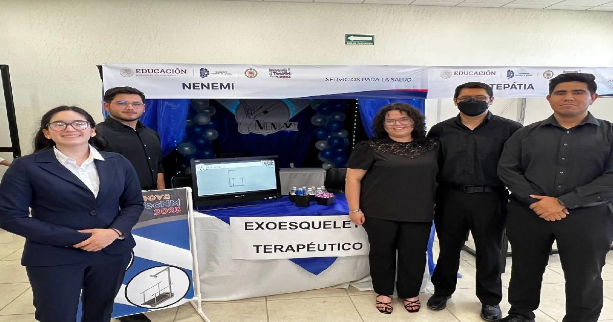 Estudiantes ITH presentan exoesqueleto con realidad virtual para terapias