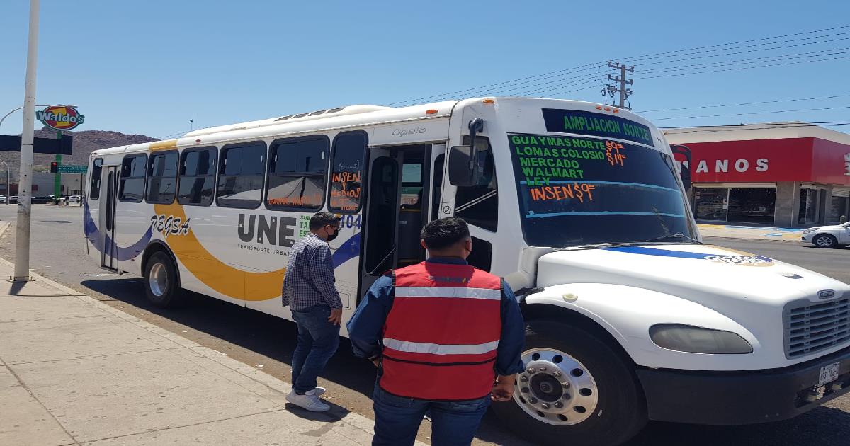 Suspenden 40 días a operador de transporte urbano por mala actitud