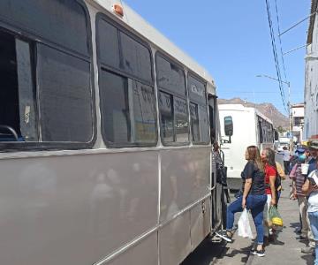 Concesionarios del transporte urbano se niegan a prender aires en Guaymas