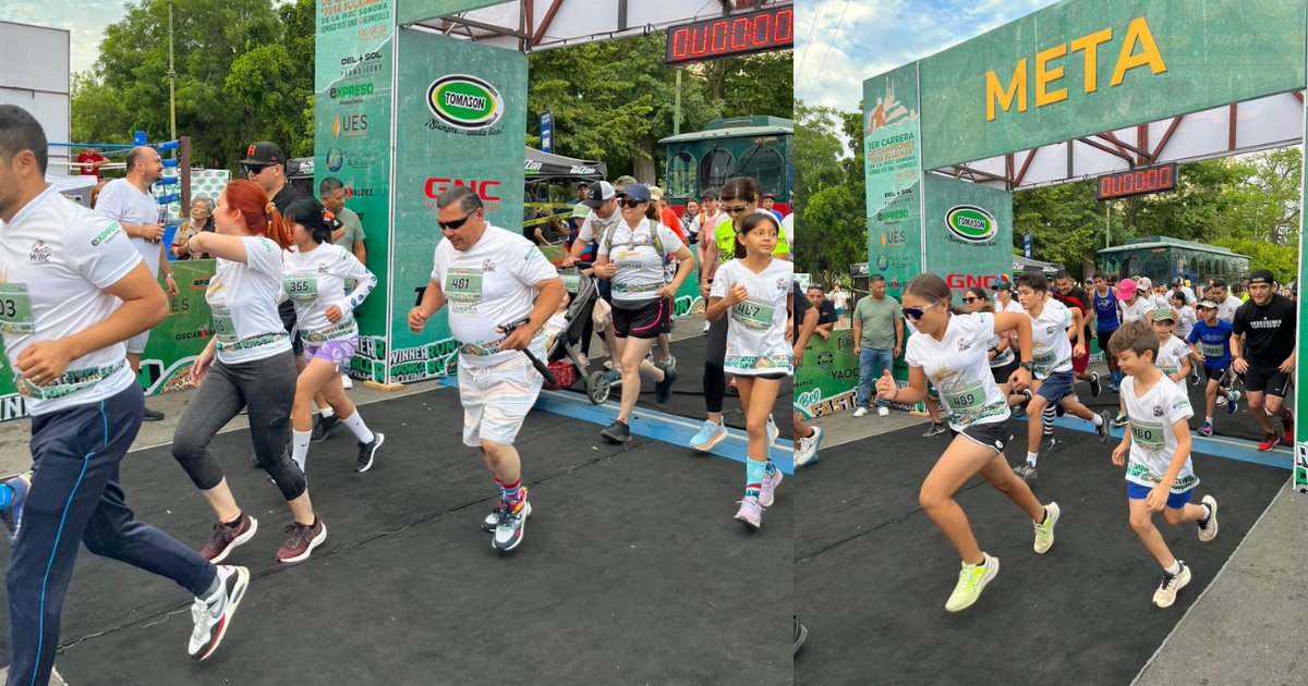 Se lleva a cabo la Primera Carrera de Campeones Sonora en Hermosillo