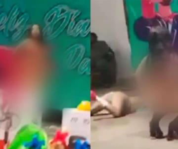 Alcalde festeja el Día del Padre con strippers en Chiapas