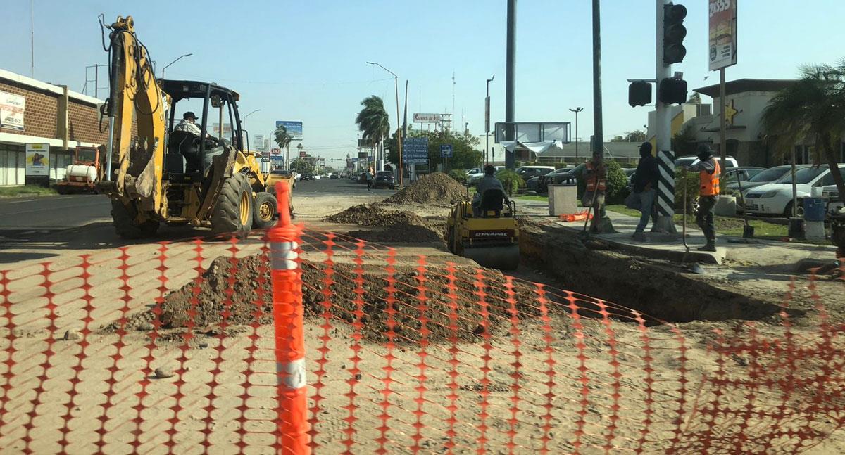 ¡Duró poco el gusto! Abren calle rehabilitada en Cajeme