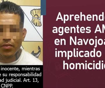 Detienen a Noé Uriel N. por homicidio calificado Navojoa