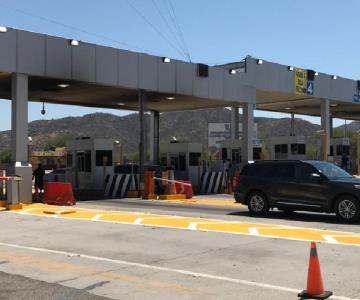 Ciudadanos toman caseta de cobro en salida norte Hermosillo