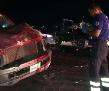 Accidente carretero deja dos lesionados en El Cochorit