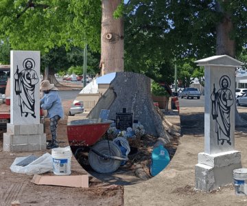 Recuerdan con monumento a joven pareja fallecida en el bulevar Morelos