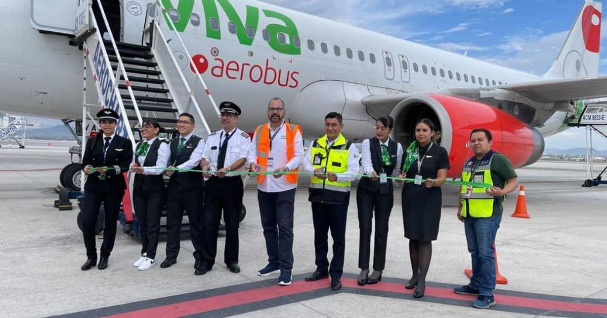 Viva Aerobus inaugura nueva ruta Hermosillo - AIFA