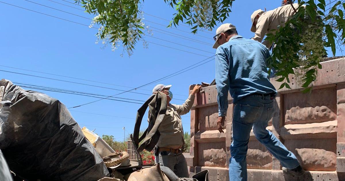 Por concluir las jornadas de Mega Descacharre en el área rural de Navojoa