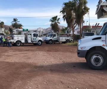 CFE restablece el suministro eléctrico al 53% en Guaymas