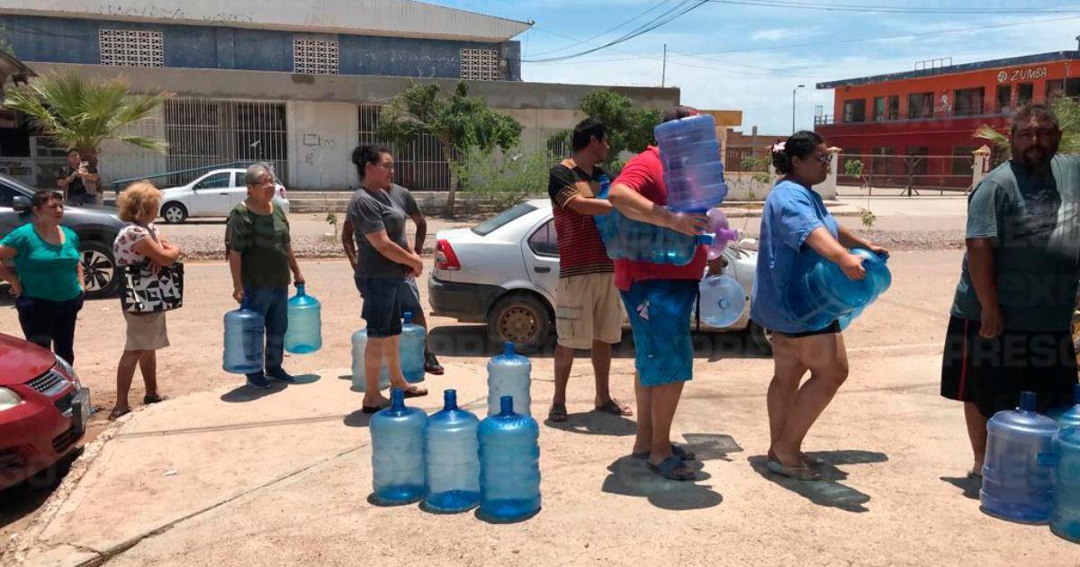 Tormenta deja sin agua a Guaymas y Empalme