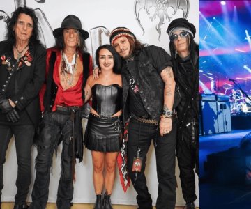 Johnny Depp supera susto y reaparece con su banda en Alemania