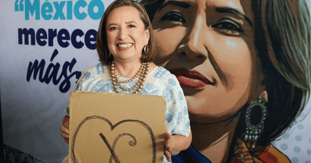 Xóchitl, única aspirante del Frente que ha obtenido las 150 mil firmas