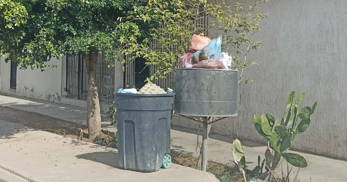 Fallas mecánicas y golpes de calor provocan rezago de basura en Navojoa
