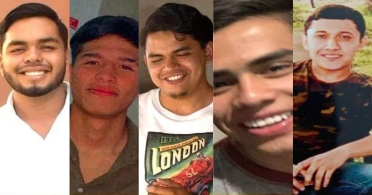 Ellos son los 5 jóvenes desaparecidos en Lagos de Moreno