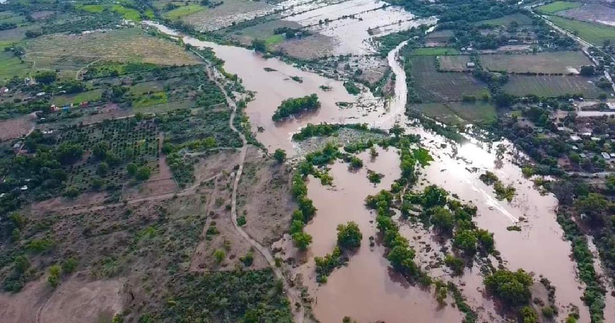 Vuelve a tomar un respiro el Río Mayo de Navojoa por efectos de Hilary