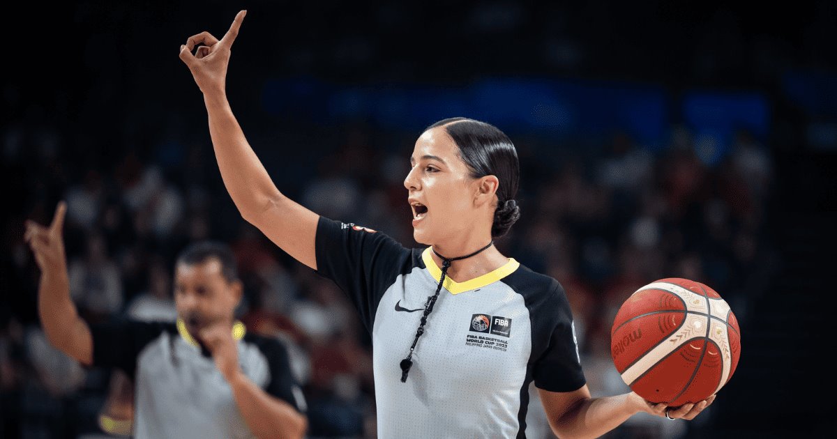 ¡Histórica! Blanca Burns es la primera mujer árbitro en Copa del Mundo FIBA