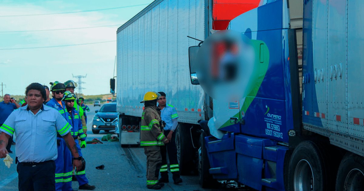 Choque entre dos tráilers deja un muerto en la carretera Hermosillo-Nogales