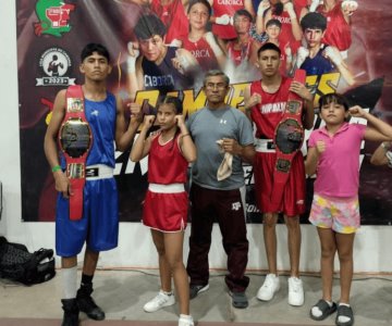 Destacan boxeadores empalmenses en Campeonato en la Perla del Desierto