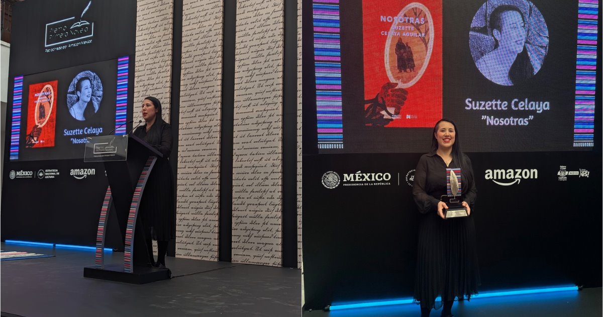 Sonorense Suzette Celaya gana premio Primera Novela Amazon 2023