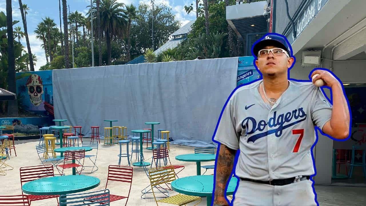 Borran a Julio Urías del Dodger Stadium