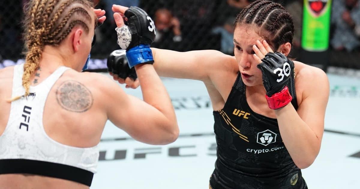 Alexa Grasso empata con Valentina Schevchenko y retiene su título