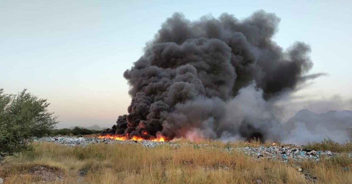 En menos de una semana combaten cinco incendios fuertes en Cajeme