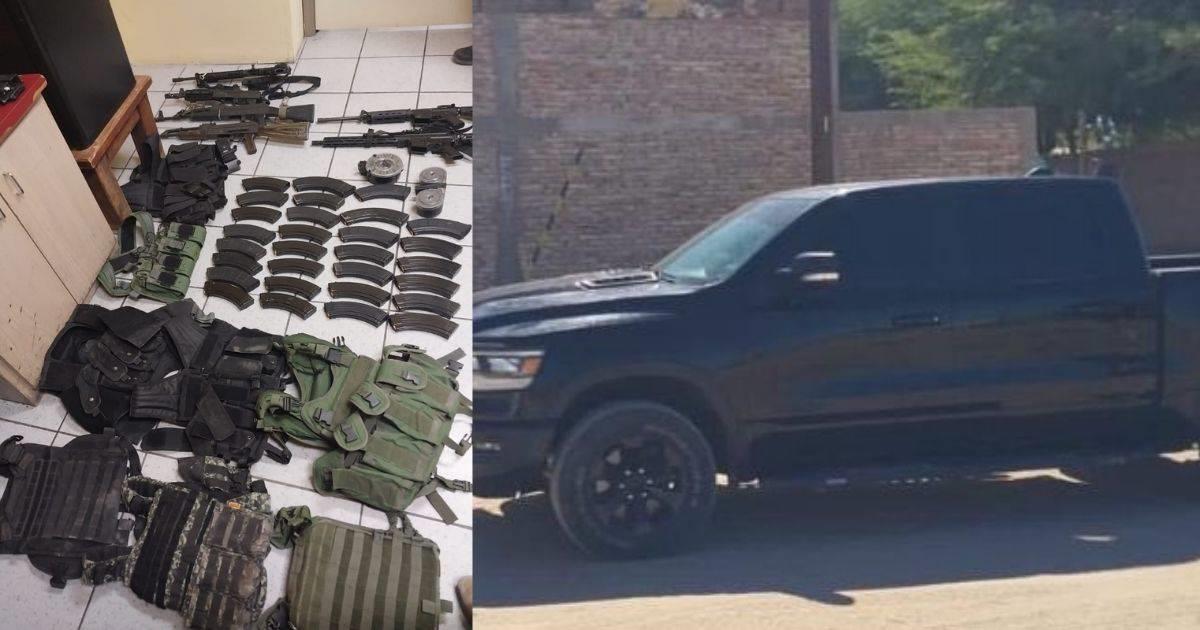 Capturan a 8 sujetos con armas y droga en San Luis Río Colorado