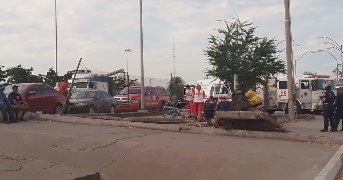 Rescatan a hombre de 82 años tras caer en pozo abierto; casi muere ahogado