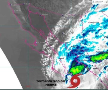 Norma se degrada a tormenta tropical; cierran puertos de Hermosillo