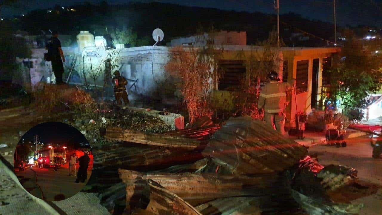 Casa termina en pérdida total tras incendio