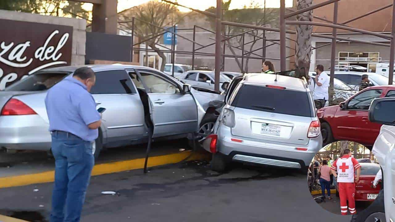 Aparatoso accidente automovilístico en bulevar Ganaderos