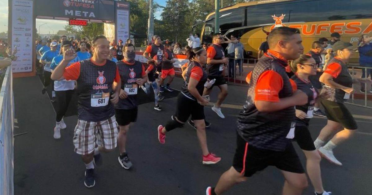 Celebran carrera pedestre de grupo Tufesa en Ciudad Obregón