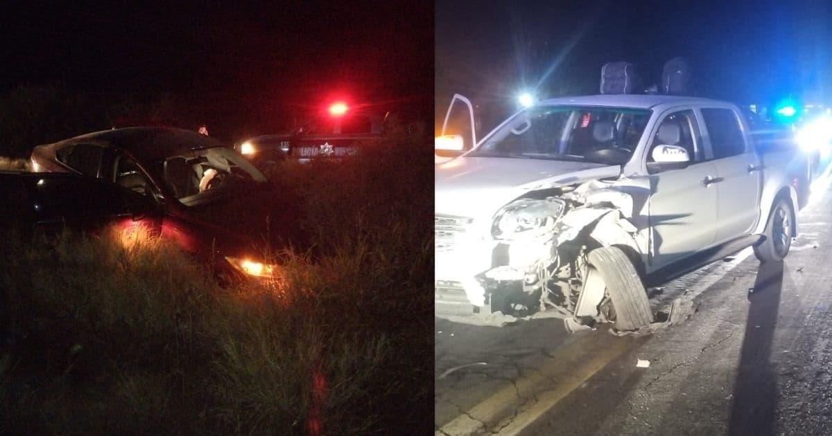 Fuerte encontronazo en carretera a Empalme deja varios lesionados