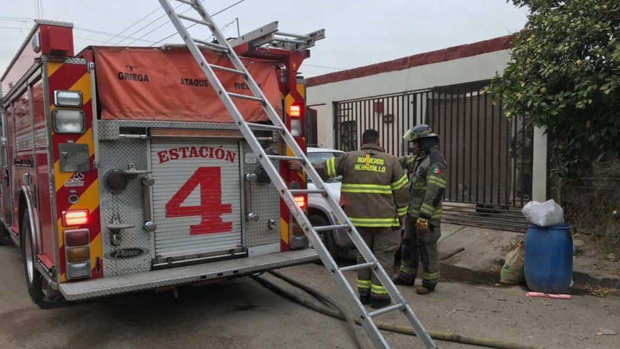 Se reportó incendio en la colonia El Sahuaro