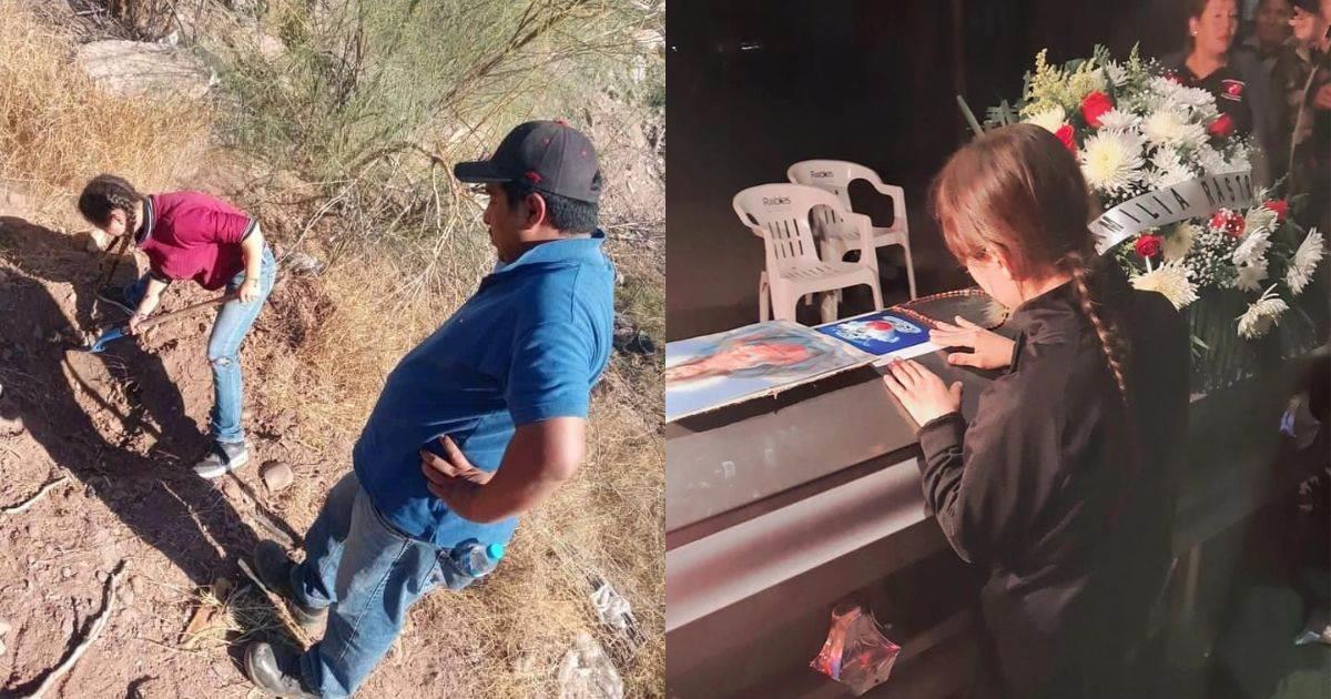 Localizan restos del hermano de Mariel, pequeña rastreadora de Obregón